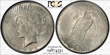 1923-S $1 MS64