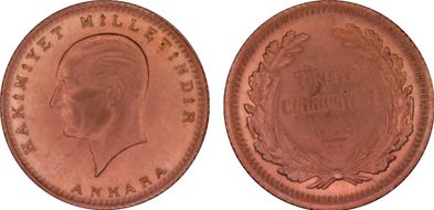 1923//39 (1962) 25 Kur KM-851 MS63