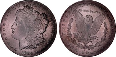 1884-S $1 AU50