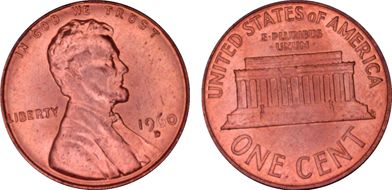 1960-D/D 1C Small/Large Date MS64+ RD