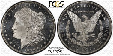 1890-CC $1 MS64+ DMPL