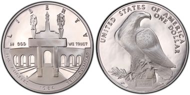 1984-S $1 Olympic PR70DCAM