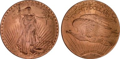1924 $20 MS64