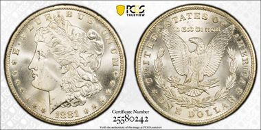 1881-CC $1 MS67+
