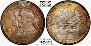 1937 50C Antietam MS68