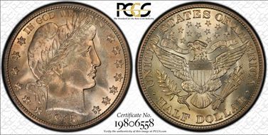 1915 50C MS66