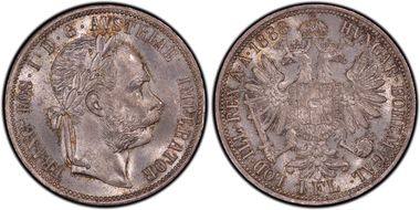 1888 Florin MS65