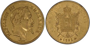 1862-BB 100 Fr Gad-1136 F-551 AU55