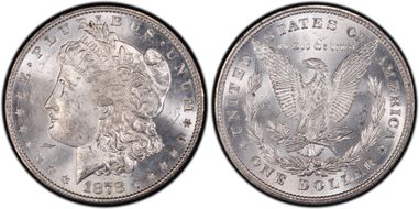 1878 8TF $1 VAM 6, Pierced Eyelid MS64