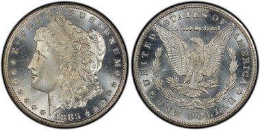 1883-CC $1 MS67PL