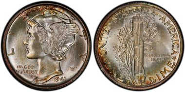 1941-S 10C MS67+
