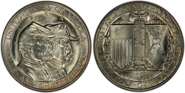 1936 50C Gettysburg MS66