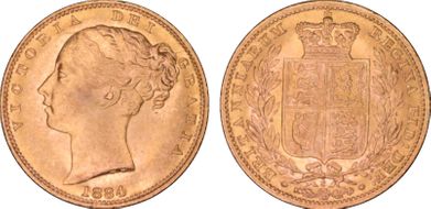 1884-S Sov S-3855B Shield MS62