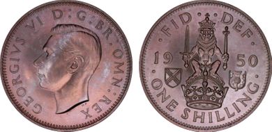 1950 Shil S-4109 Scottish Rev PR65