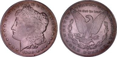 1890-O $1 XF45
