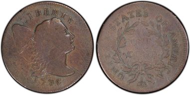 1796 1C Liberty Cap VG8BN