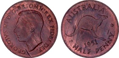 1951(p) 1/2D No Dot MS62RB