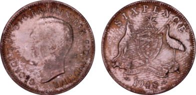 1948(m) 6D KM-38a Ag MS65