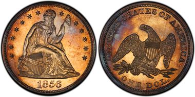 1856 $1 PR63