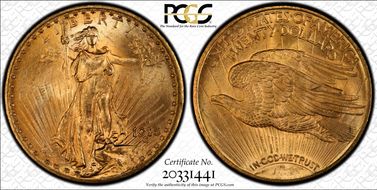 1915-S $20 MS65