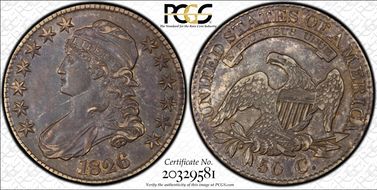 1826 50C O-118a AU50