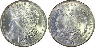 1884-O $1 MS67