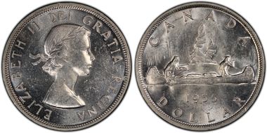 1955 S$1 MS61