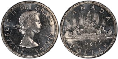 1961 S$1 MS63