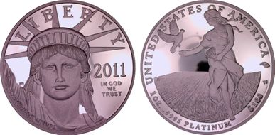 2011-W $100 Statue of Liberty First Strike PR70DCAM
