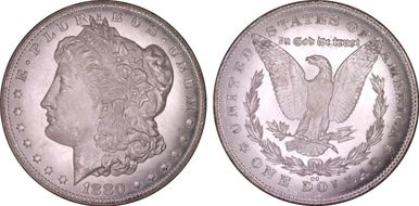 1880/79-CC $1 Reverse of 1878 MS64+