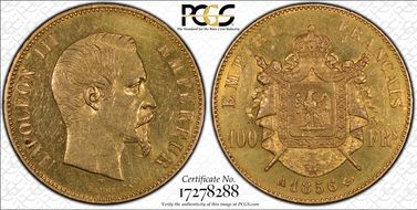 1856-A 100 Fr Gad-1135 F-550 N1