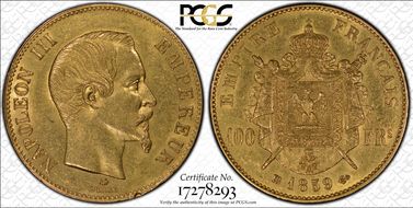 1859-BB 100 Fr Gad-1135 F-550 AU55