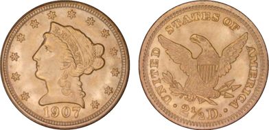 1907 $2.50 MS65