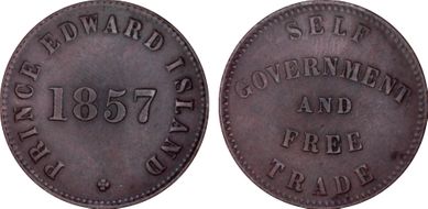 1857 Token PE-7C4 Br-919 XF40BN