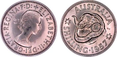 1957(m) Florin PR66