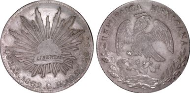 1862-Mo CH 8 R Mo50 MS64