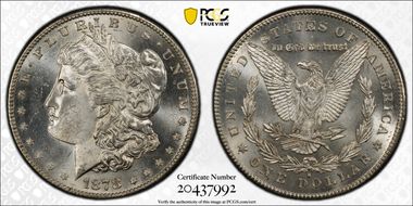 1878-S $1 MS65