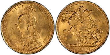 1888-S Sov S-3868B DISH S10 2nd Obv Angled J MS63