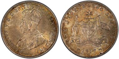 1917-M Florin KM-27  Ag MS63