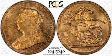 1901-P Sov S-3876 MS61