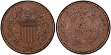 1868 2C MPD FS-301 (003.5) AU58BN