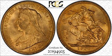 1901-S Sov S-3877 MS62