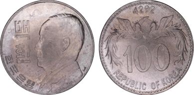 KE4292 (1959) 100 Hwn KM-3 MS64