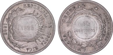 1923/1893 50C KM-159 MS63