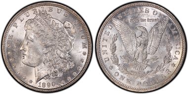 1890-O $1 VAM 10, Comet MS61