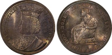 1893 25C Isabella MS66