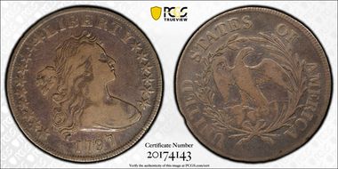 1797 $1 10x6 Stars VF20