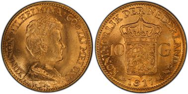 1917 10 G KM-149  Au MS65
