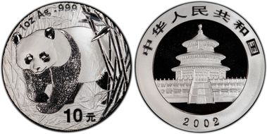2002 10 Yn Panda Ag PAN-358A MS69