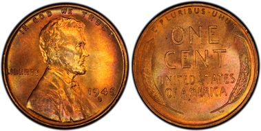 1948-S 1C MS66RB